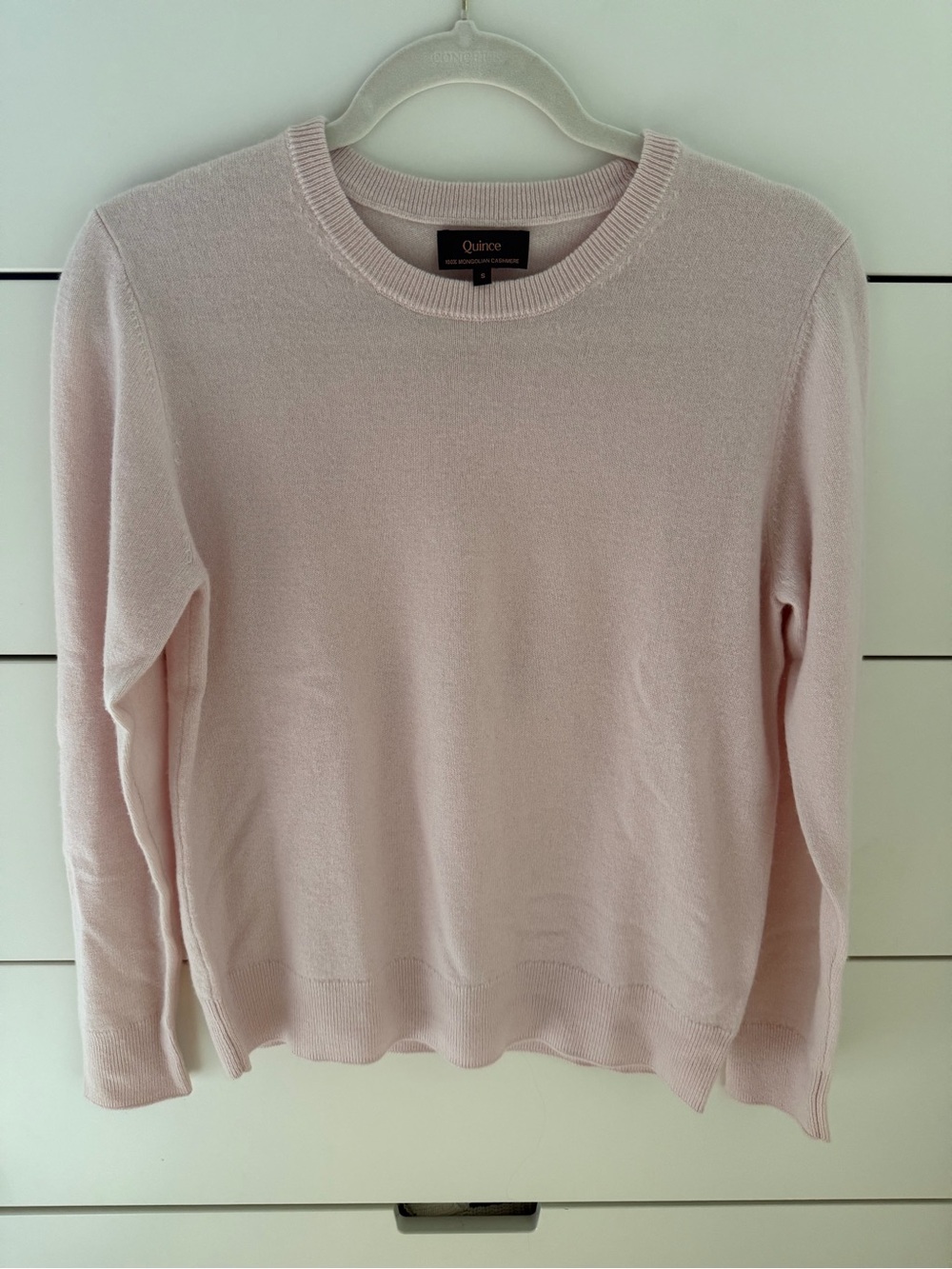 Quince Women's Scoopneck Lightweight Sweater in Pale Pink